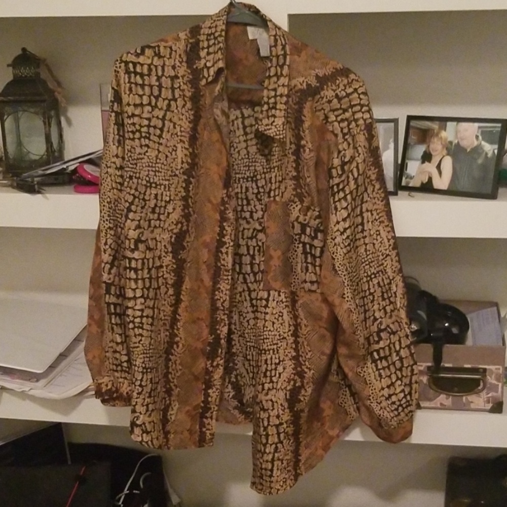 Sheer overshirt